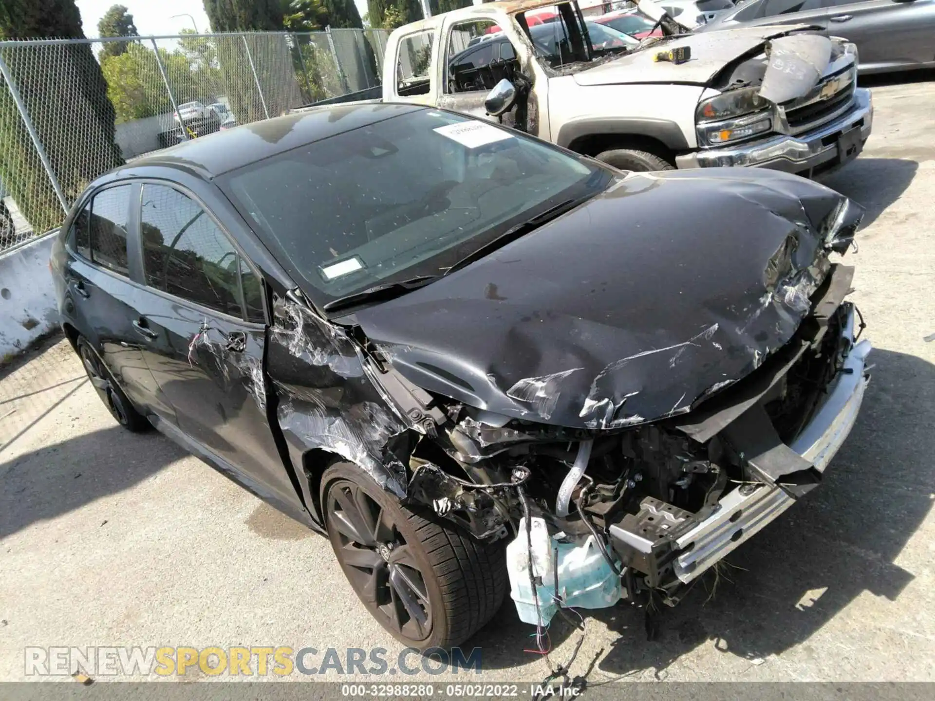 1 Photograph of a damaged car 5YFS4MCE3NP099583 TOYOTA COROLLA 2022