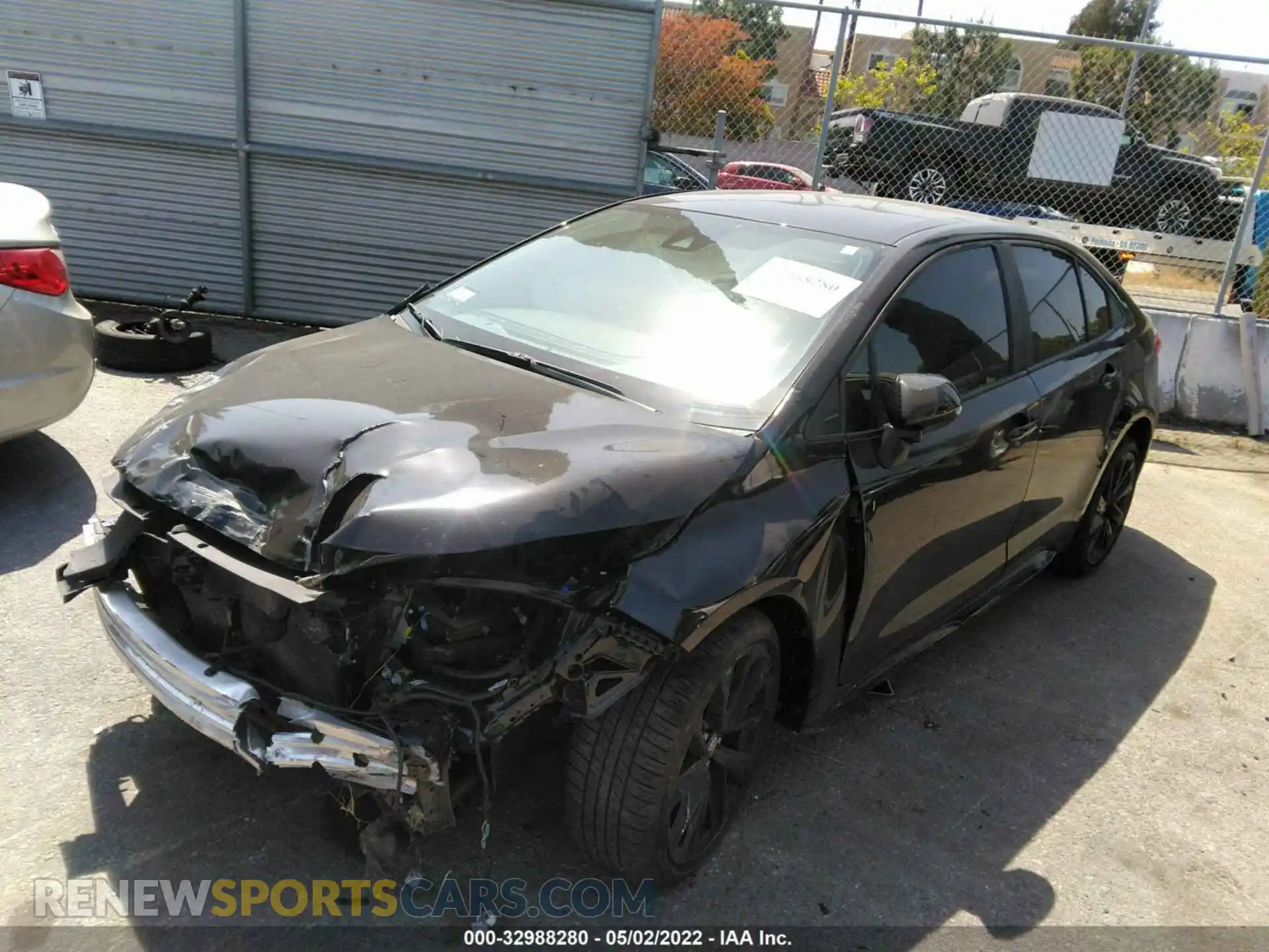 2 Photograph of a damaged car 5YFS4MCE3NP099583 TOYOTA COROLLA 2022
