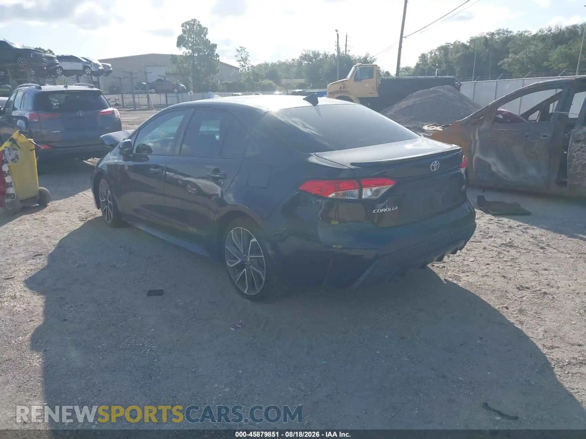 3 Фотография поврежденного автомобиля 5YFS4MCE3NP100425 TOYOTA COROLLA 2022