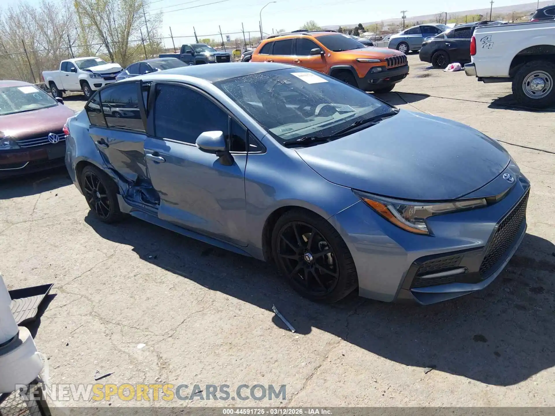 1 Photograph of a damaged car 5YFS4MCE3NP100781 TOYOTA COROLLA 2022