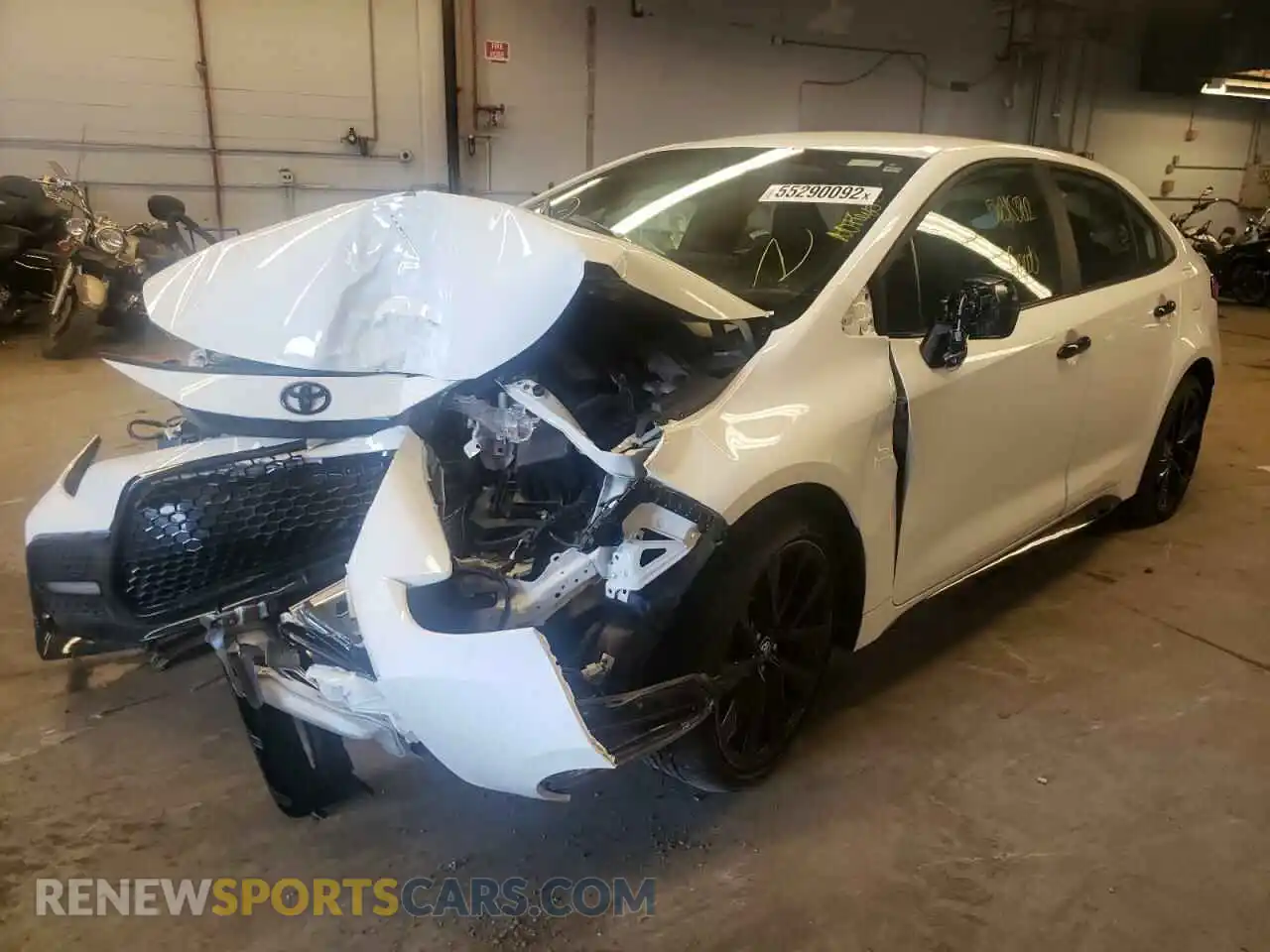 2 Photograph of a damaged car 5YFS4MCE3NP101686 TOYOTA COROLLA 2022