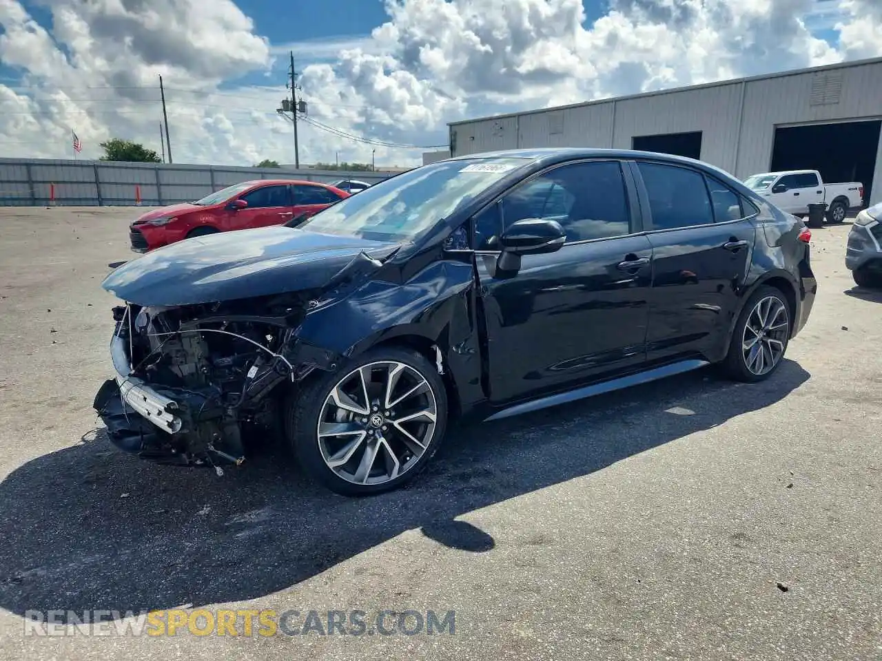 1 Photograph of a damaged car 5YFS4MCE3NP110100 TOYOTA COROLLA 2022