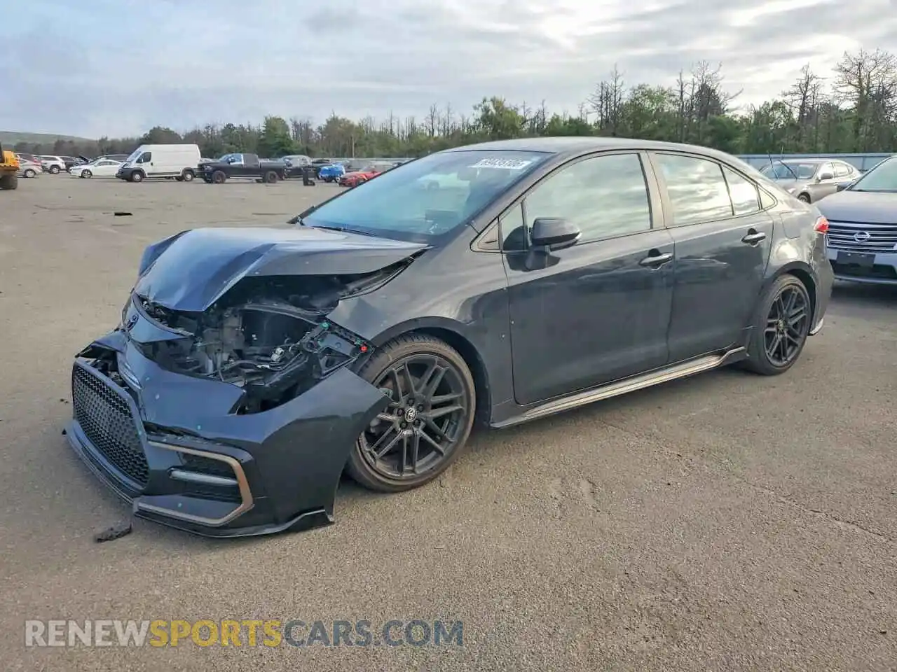 1 Photograph of a damaged car 5YFS4MCE3NP115023 TOYOTA COROLLA 2022
