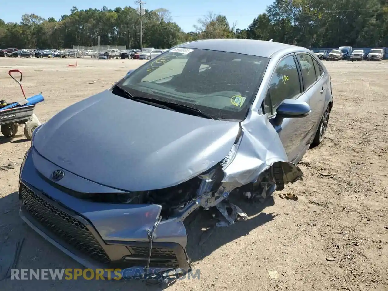 2 Photograph of a damaged car 5YFS4MCE3NP118875 TOYOTA COROLLA 2022