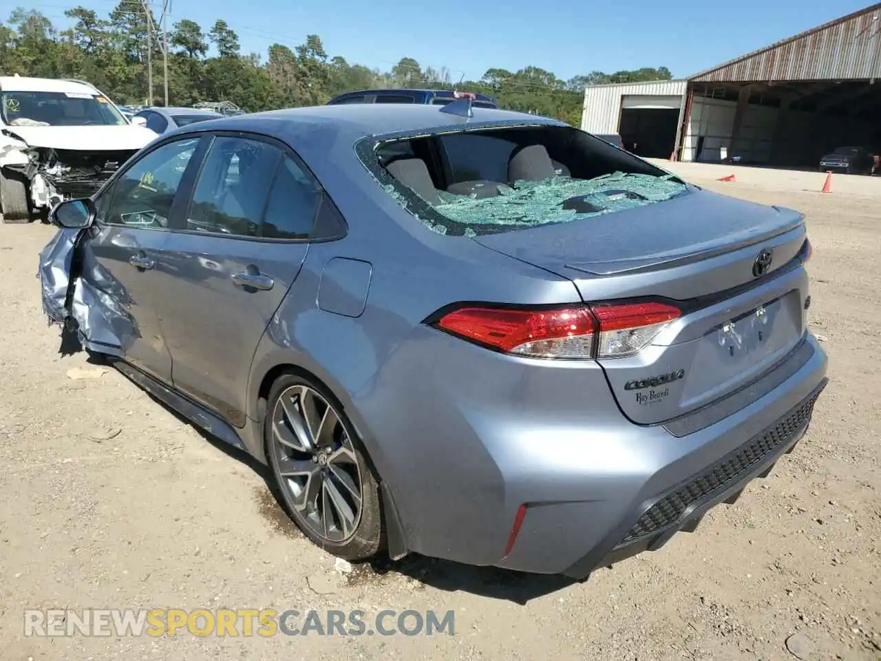 3 Photograph of a damaged car 5YFS4MCE3NP118875 TOYOTA COROLLA 2022