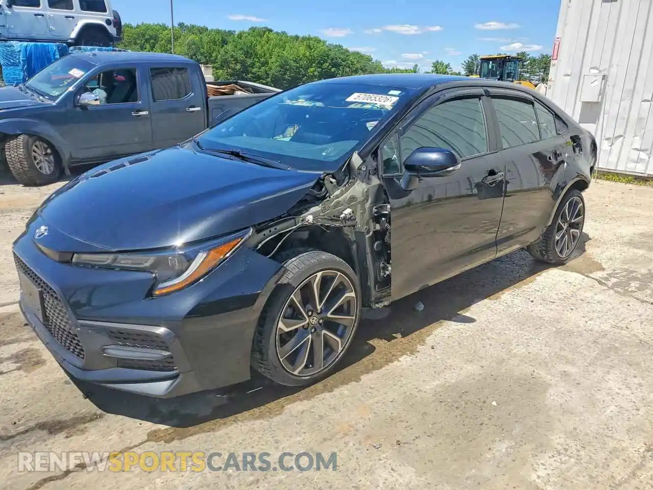 1 Photograph of a damaged car 5YFS4MCE3NP126460 TOYOTA COROLLA 2022