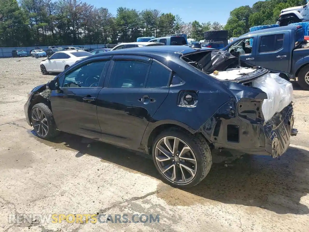 2 Photograph of a damaged car 5YFS4MCE3NP126460 TOYOTA COROLLA 2022