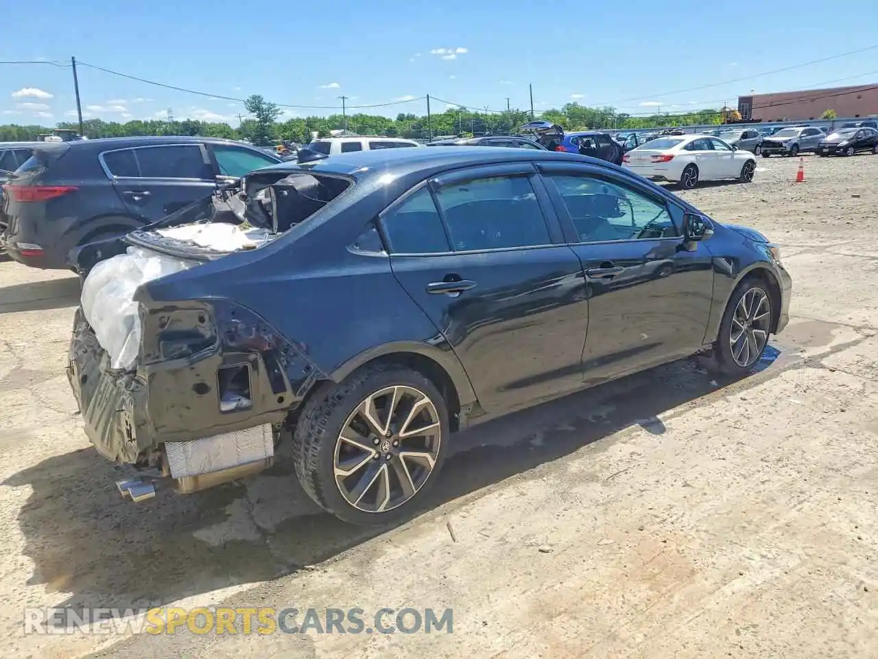3 Photograph of a damaged car 5YFS4MCE3NP126460 TOYOTA COROLLA 2022