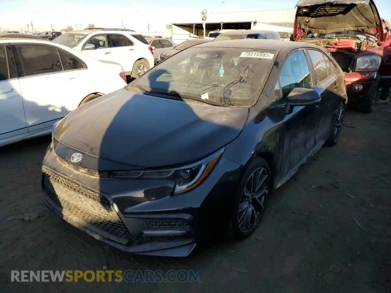 1 Photograph of a damaged car 5YFS4MCE3NP128452 TOYOTA COROLLA 2022