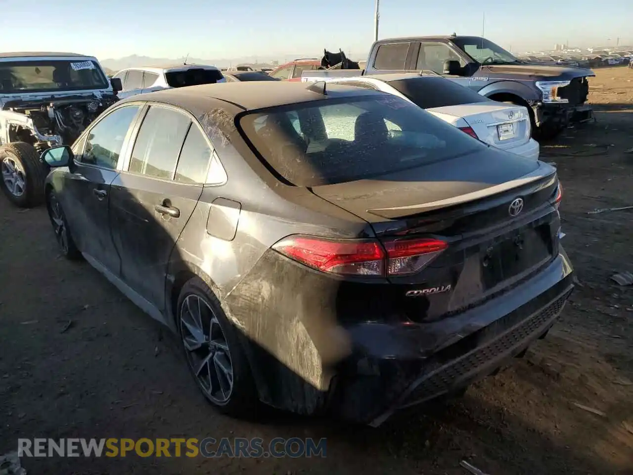 2 Photograph of a damaged car 5YFS4MCE3NP128452 TOYOTA COROLLA 2022