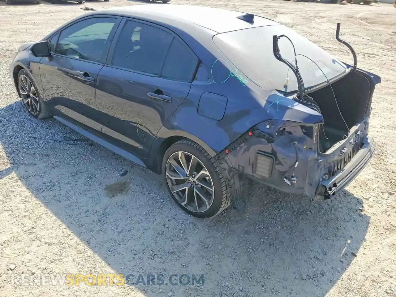 2 Photograph of a damaged car 5YFS4MCE3NP133232 TOYOTA COROLLA 2022
