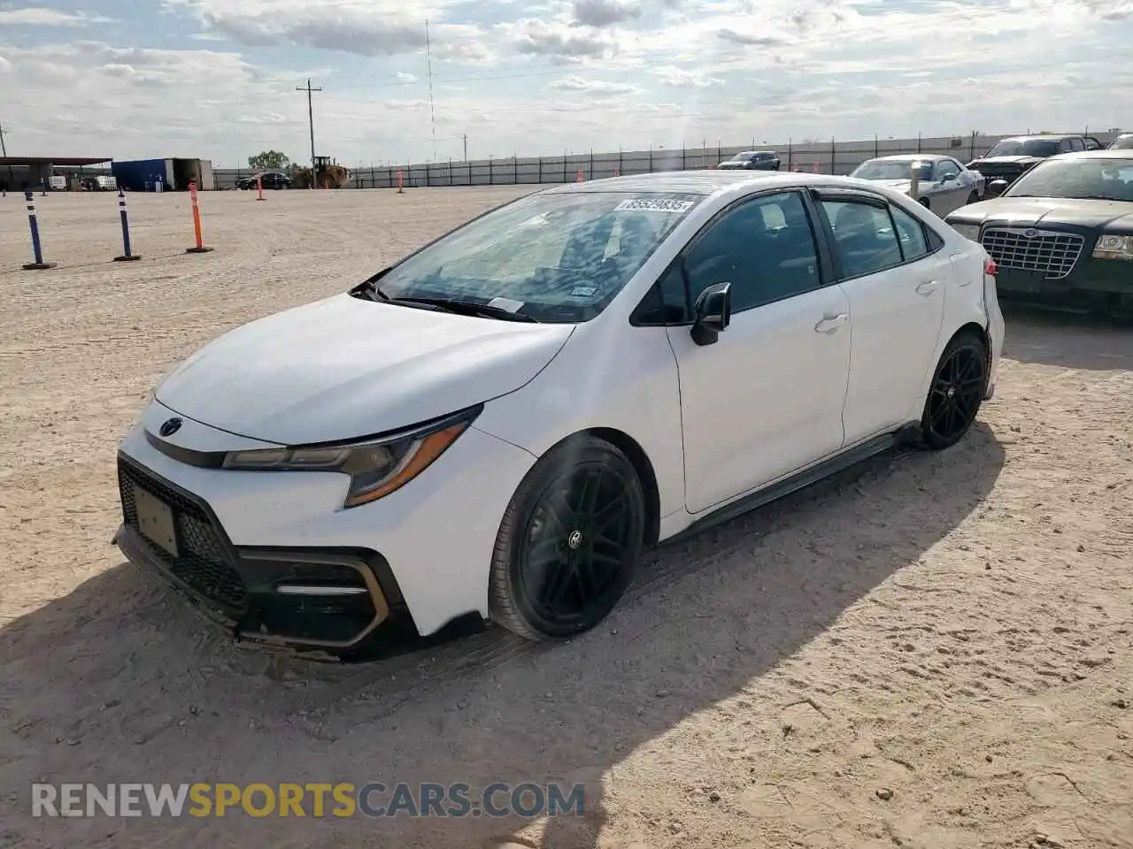 1 Photograph of a damaged car 5YFS4MCE3NP133313 TOYOTA COROLLA 2022