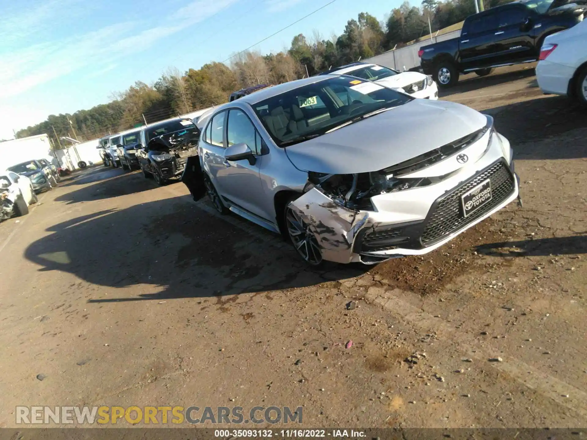 1 fotografías del automóvil dañado 5YFS4MCE3NP134946 TOYOTA COROLLA 2022