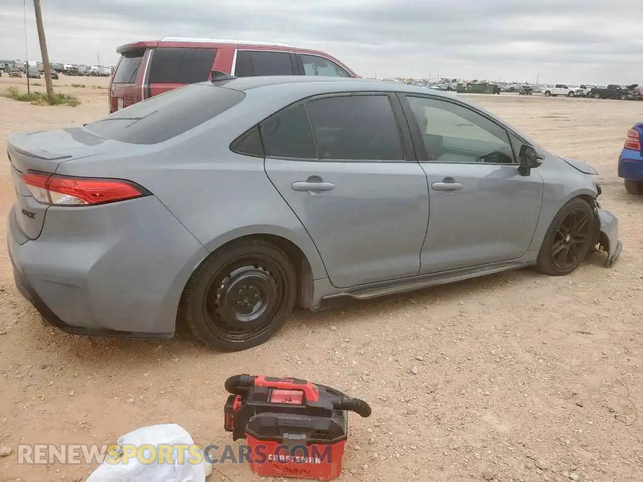 3 Photograph of a damaged car 5YFS4MCE3NP135675 TOYOTA COROLLA 2022