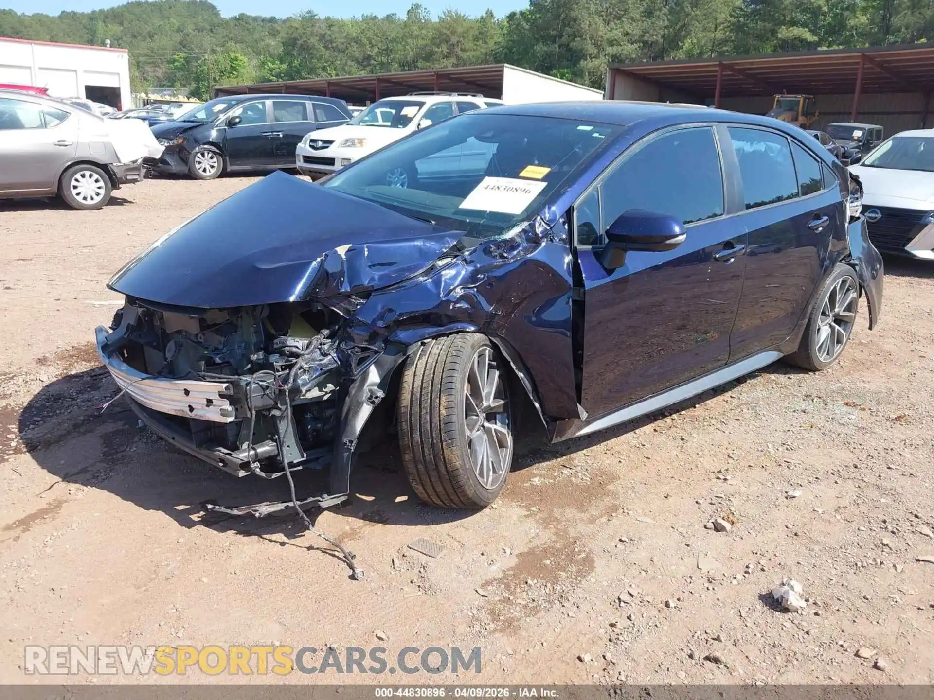 2 Photograph of a damaged car 5YFS4MCE4NP101096 TOYOTA COROLLA 2022
