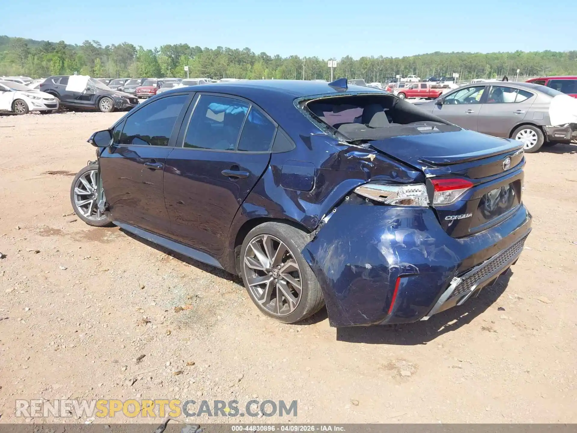 3 Photograph of a damaged car 5YFS4MCE4NP101096 TOYOTA COROLLA 2022