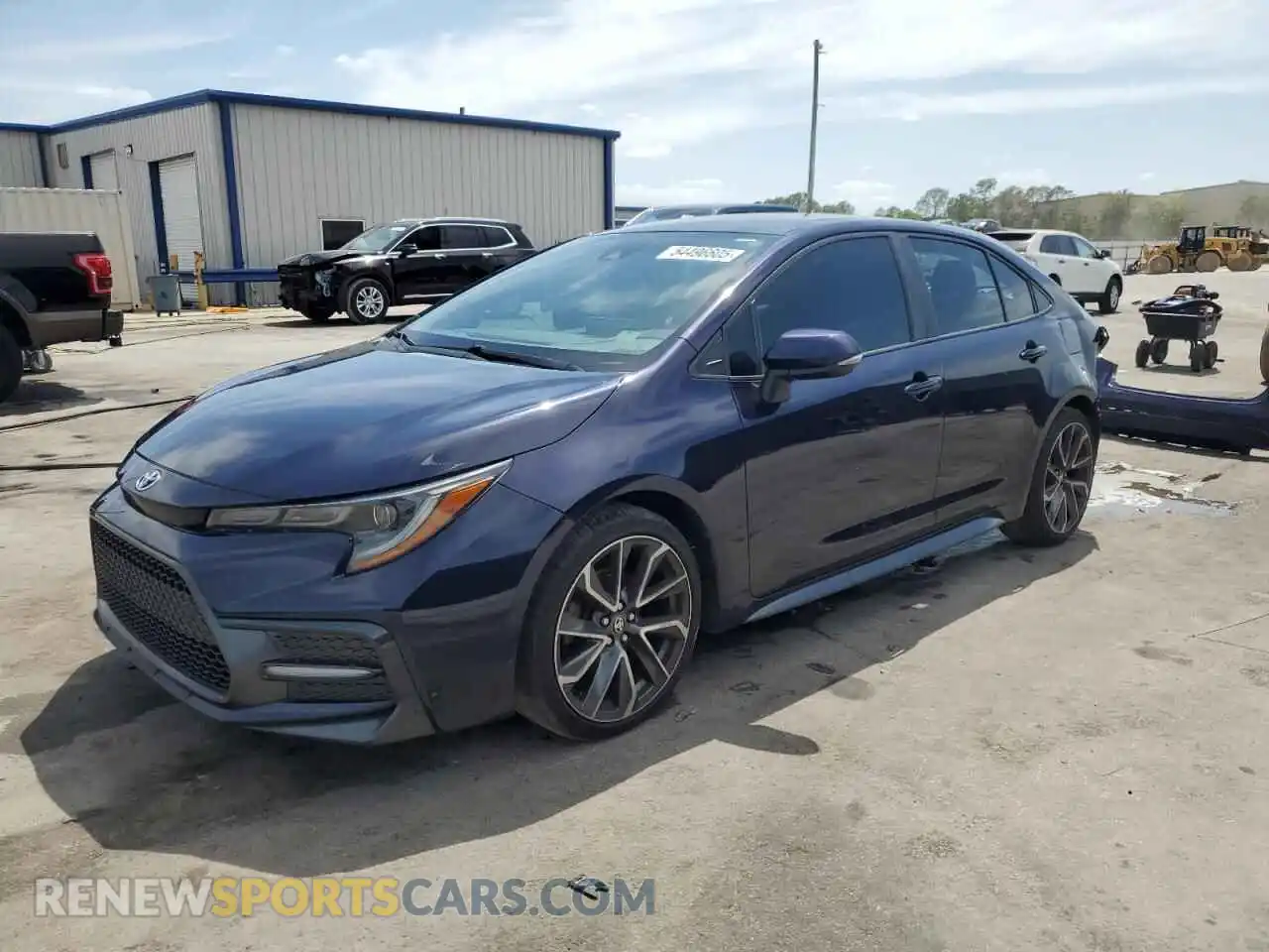 1 Photograph of a damaged car 5YFS4MCE4NP104077 TOYOTA COROLLA 2022