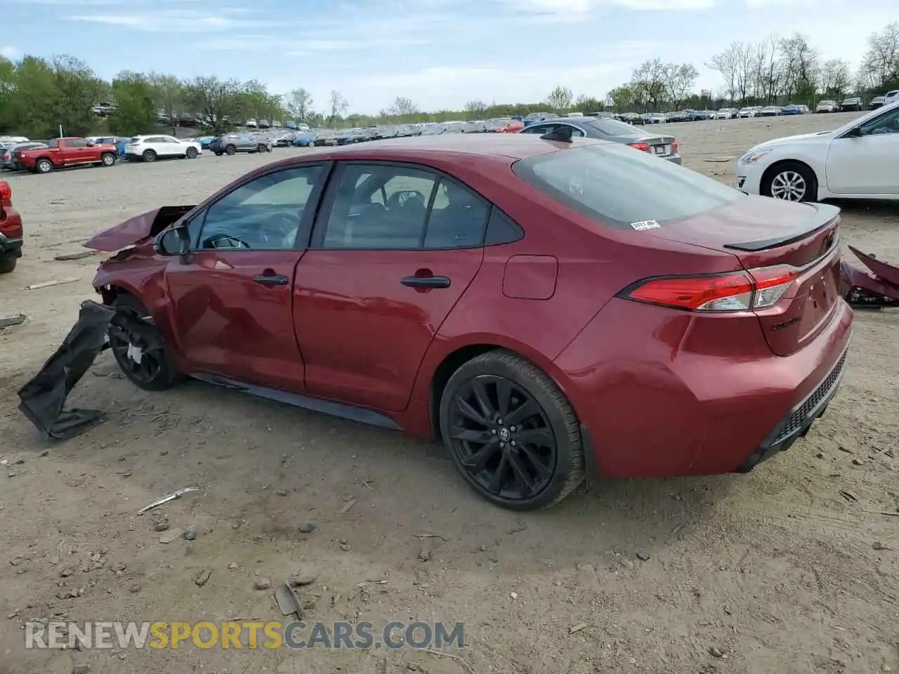 2 Photograph of a damaged car 5YFS4MCE4NP105536 TOYOTA COROLLA 2022