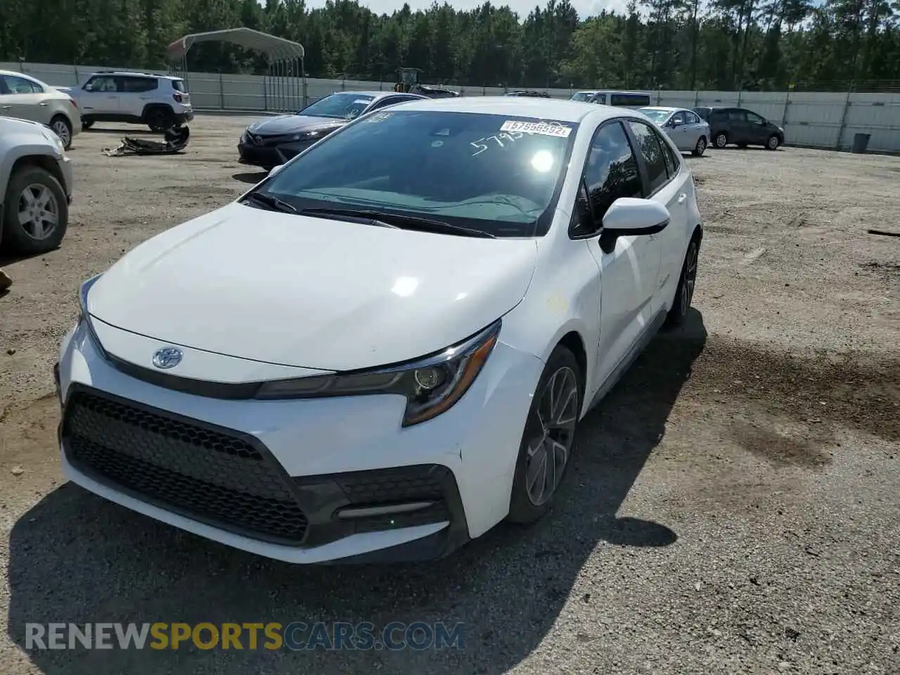 2 Photograph of a damaged car 5YFS4MCE4NP105956 TOYOTA COROLLA 2022