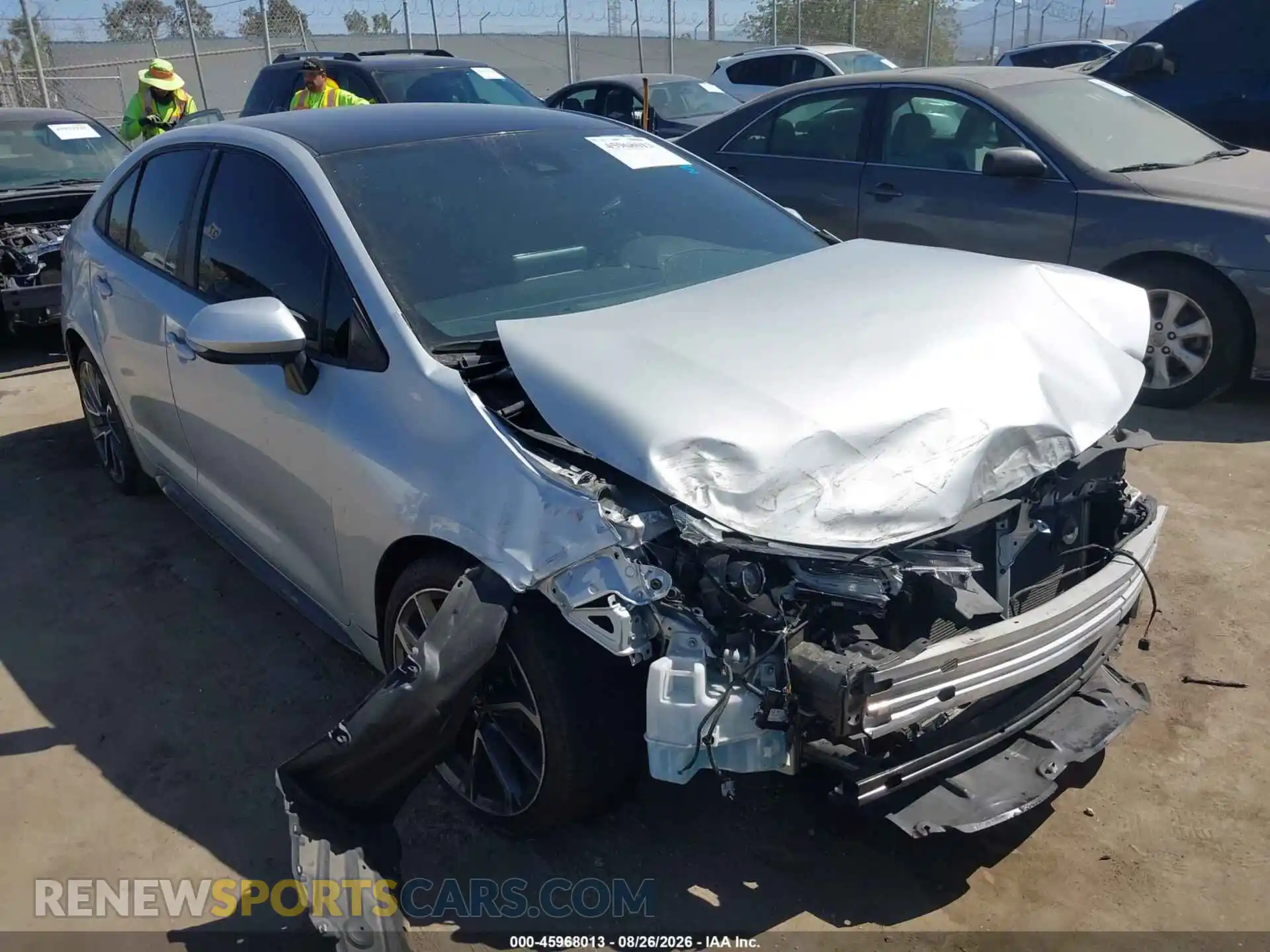 1 Photograph of a damaged car 5YFS4MCE4NP108114 TOYOTA COROLLA 2022