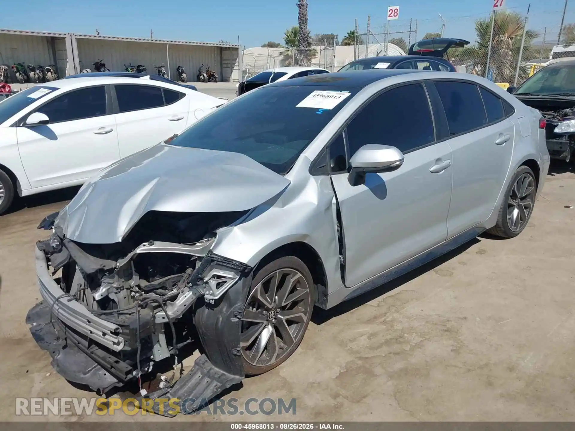 2 Photograph of a damaged car 5YFS4MCE4NP108114 TOYOTA COROLLA 2022