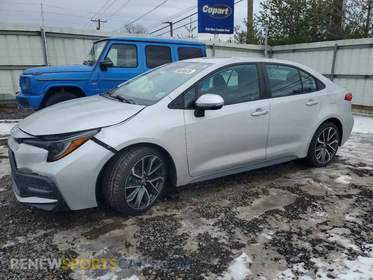 1 Photograph of a damaged car 5YFS4MCE4NP111921 TOYOTA COROLLA 2022
