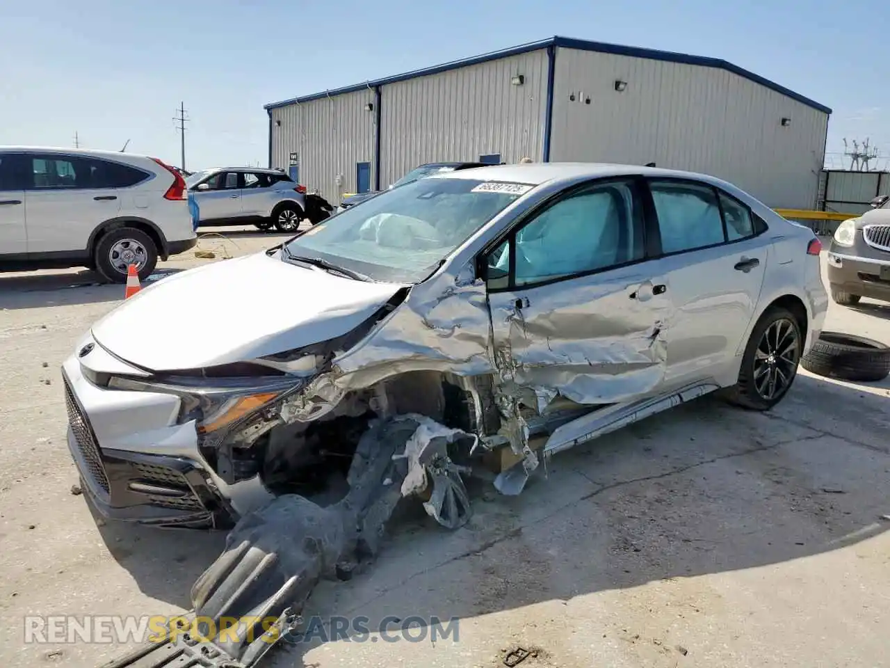 1 Photograph of a damaged car 5YFS4MCE4NP112261 TOYOTA COROLLA 2022