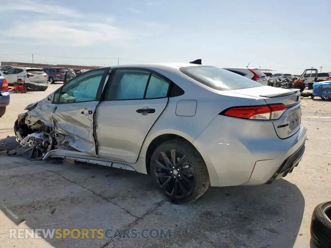 2 Photograph of a damaged car 5YFS4MCE4NP112261 TOYOTA COROLLA 2022