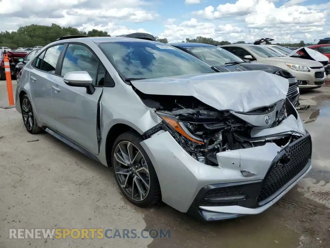 1 Photograph of a damaged car 5YFS4MCE4NP115340 TOYOTA COROLLA 2022