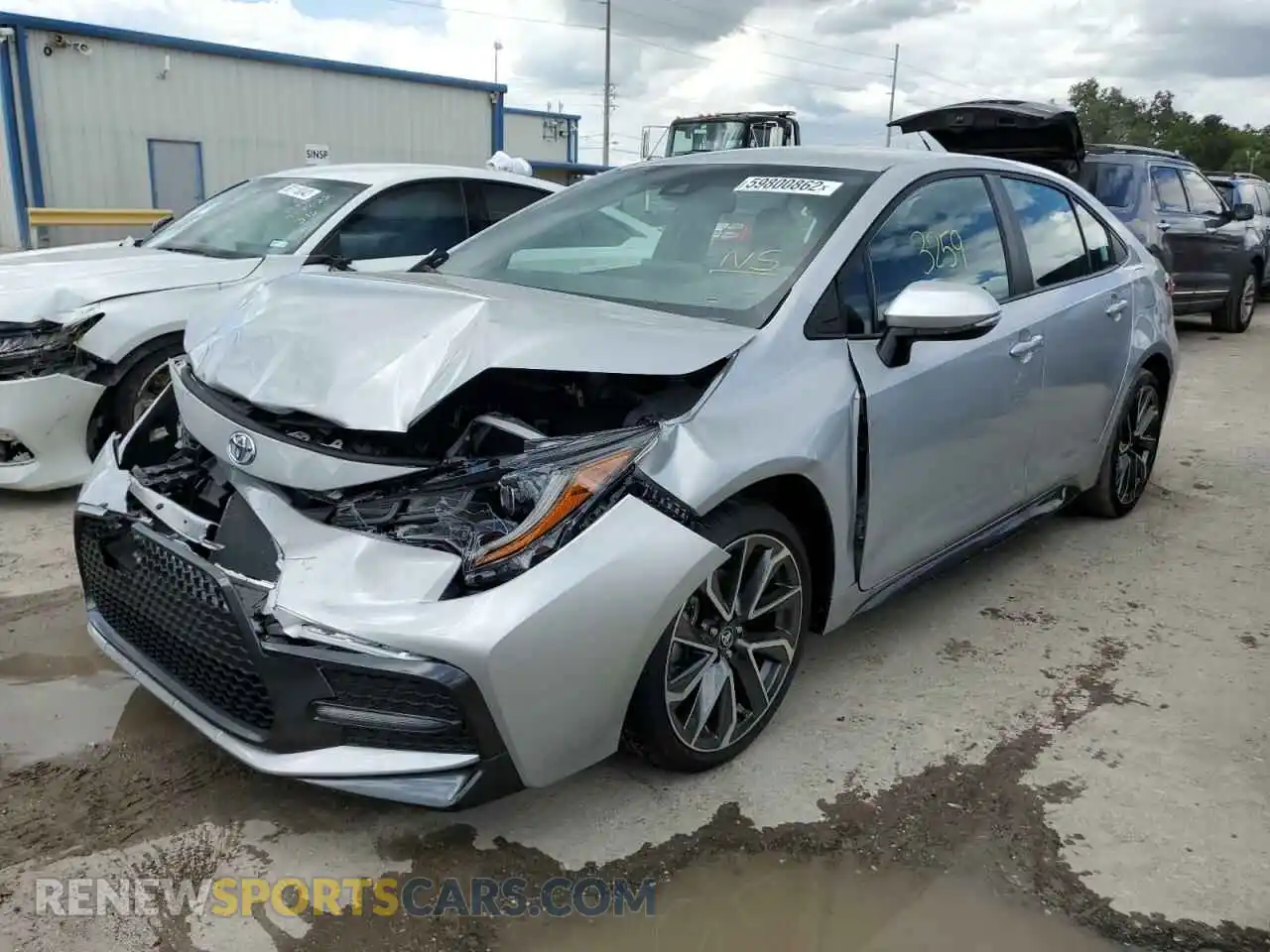2 Photograph of a damaged car 5YFS4MCE4NP115340 TOYOTA COROLLA 2022