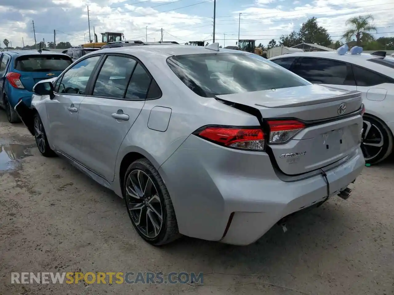 3 Photograph of a damaged car 5YFS4MCE4NP115340 TOYOTA COROLLA 2022