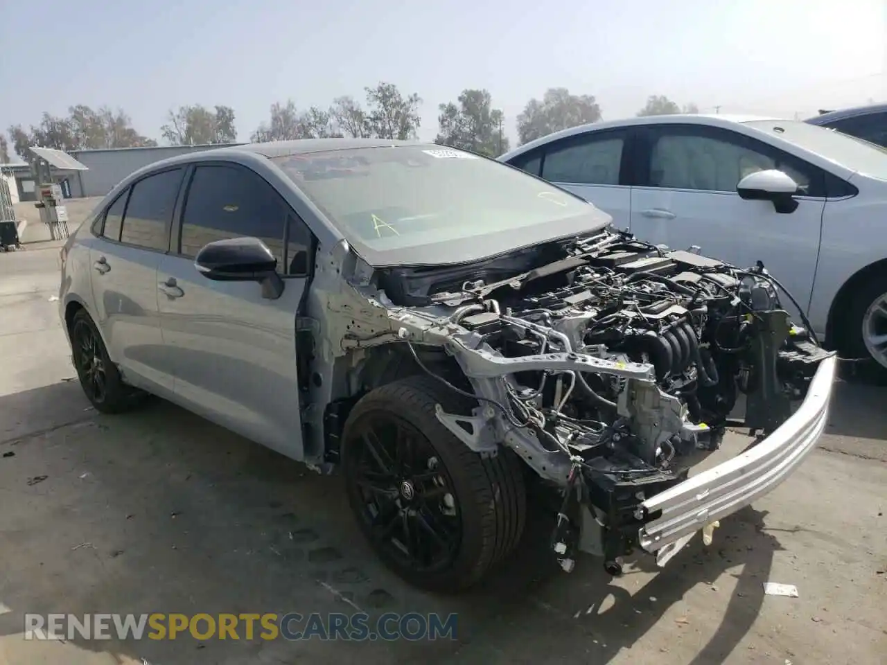 1 Photograph of a damaged car 5YFS4MCE4NP116245 TOYOTA COROLLA 2022