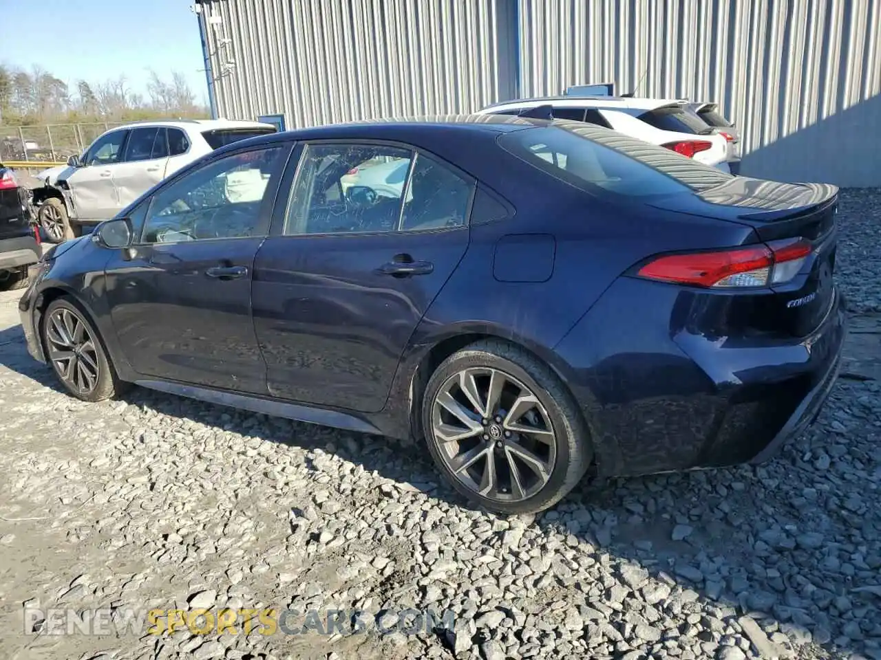 2 fotografías del automóvil dañado 5YFS4MCE4NP117251 TOYOTA COROLLA 2022