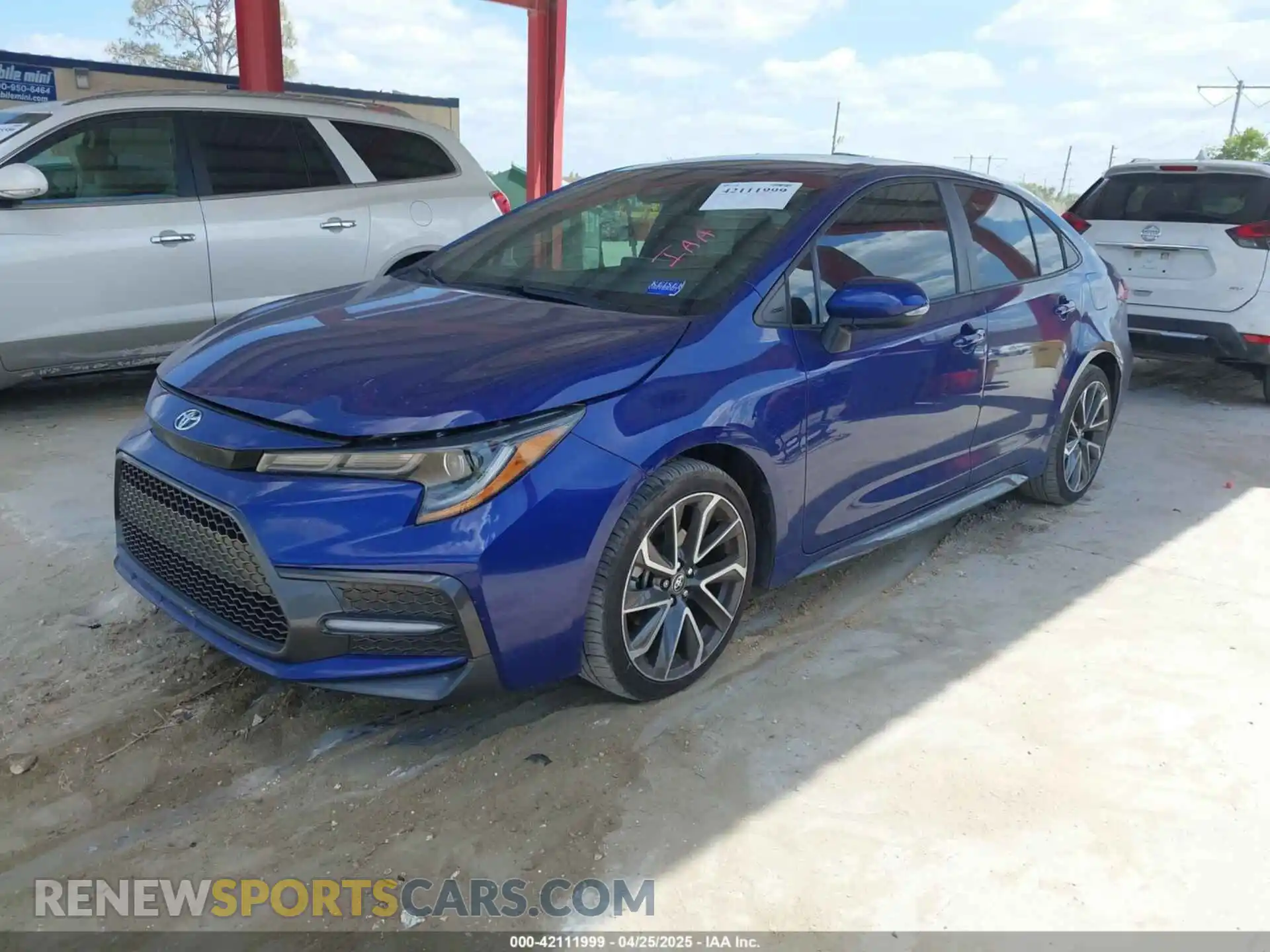 2 Photograph of a damaged car 5YFS4MCE4NP117279 TOYOTA COROLLA 2022