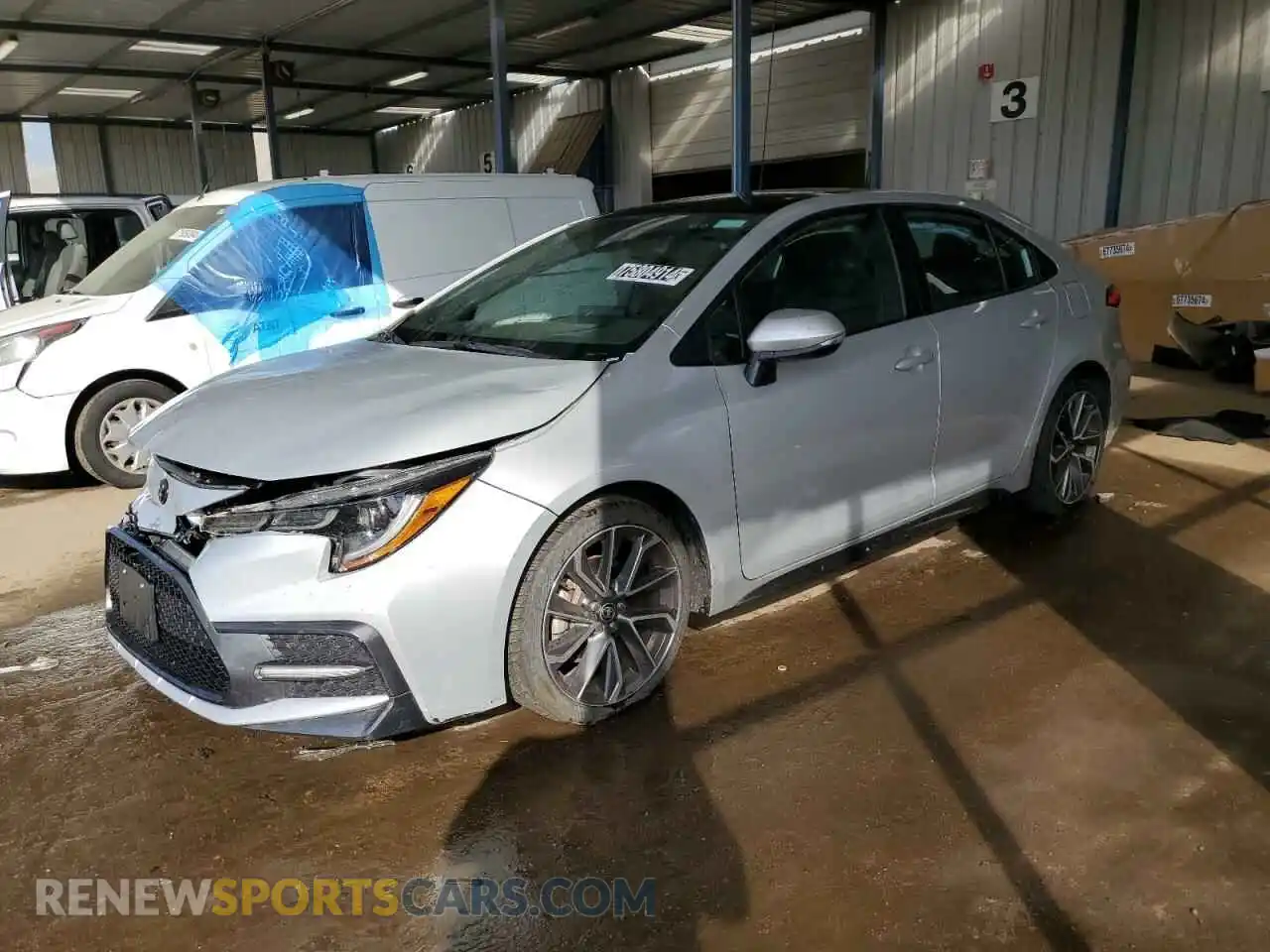 1 Photograph of a damaged car 5YFS4MCE4NP119128 TOYOTA COROLLA 2022