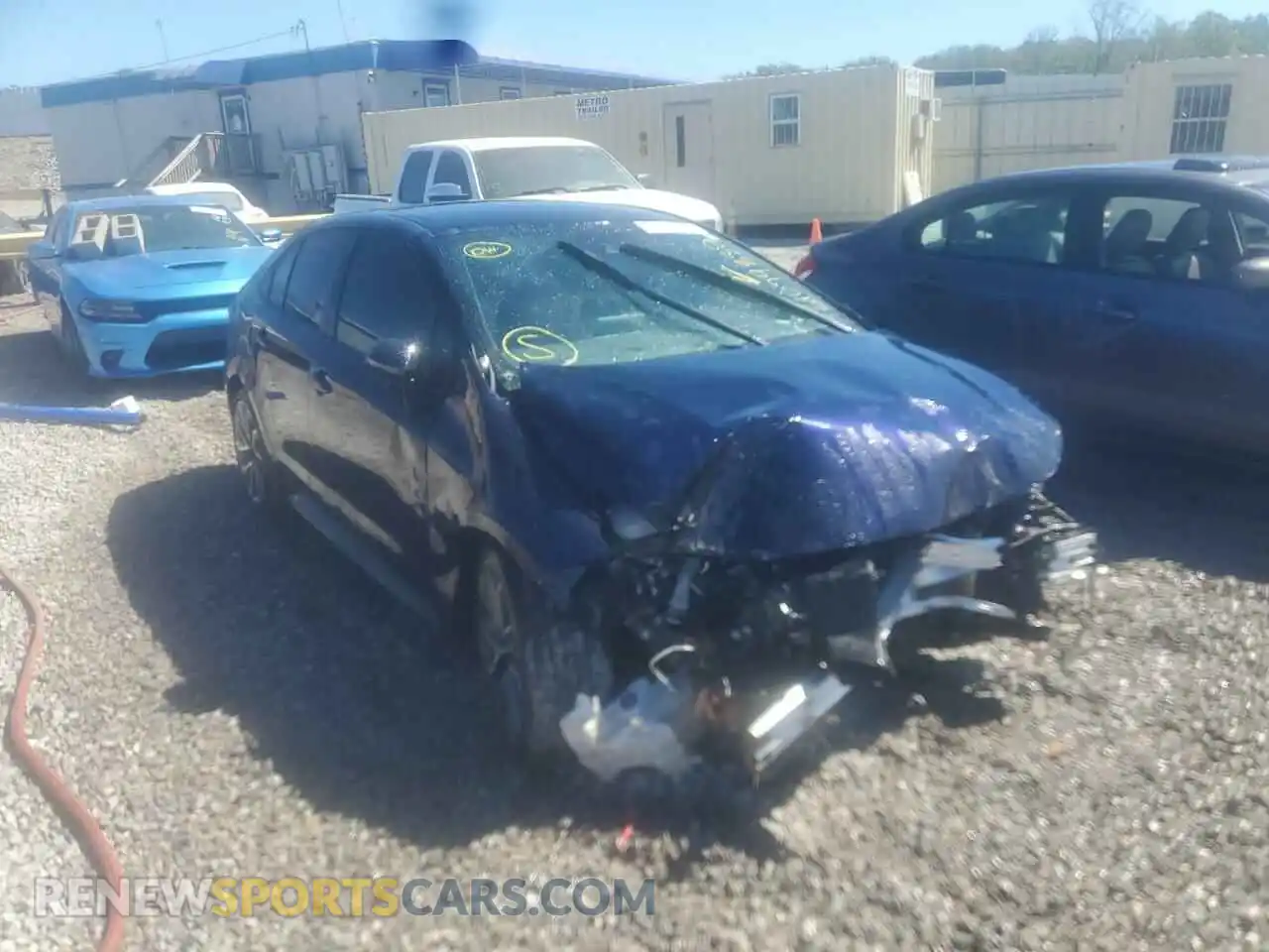 1 Photograph of a damaged car 5YFS4MCE4NP120490 TOYOTA COROLLA 2022