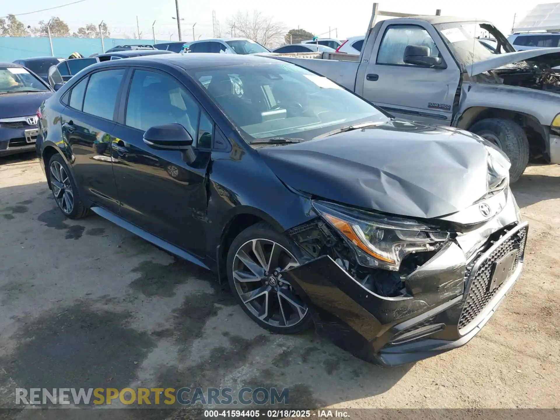 1 Photograph of a damaged car 5YFS4MCE4NP128931 TOYOTA COROLLA 2022