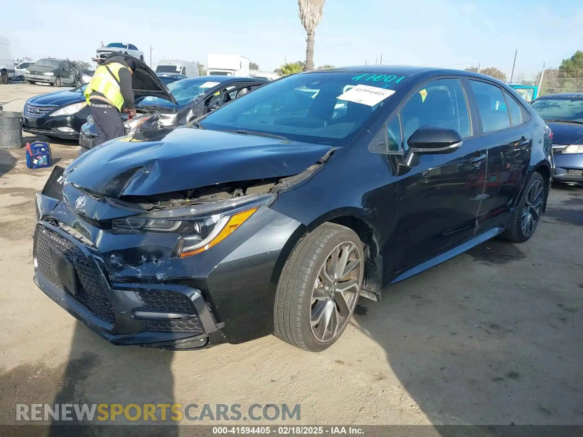 2 Photograph of a damaged car 5YFS4MCE4NP128931 TOYOTA COROLLA 2022