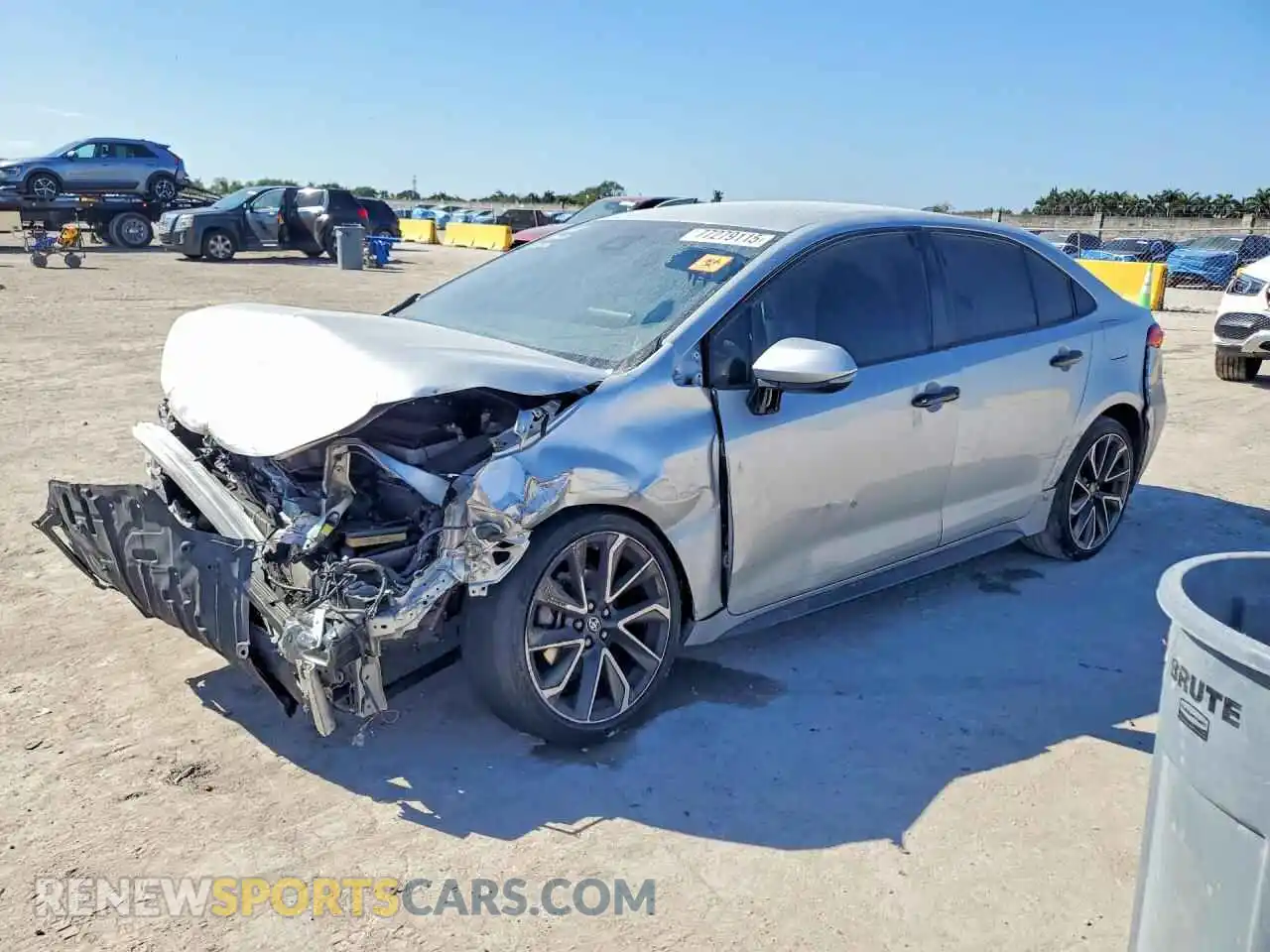 1 fotografías del automóvil dañado 5YFS4MCE4NP131618 TOYOTA COROLLA 2022