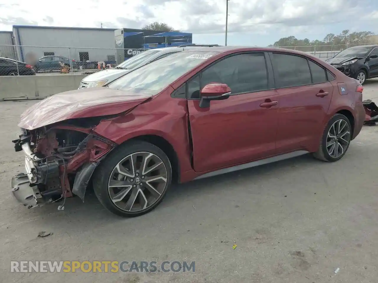 1 Photograph of a damaged car 5YFS4MCE4NP133997 TOYOTA COROLLA 2022