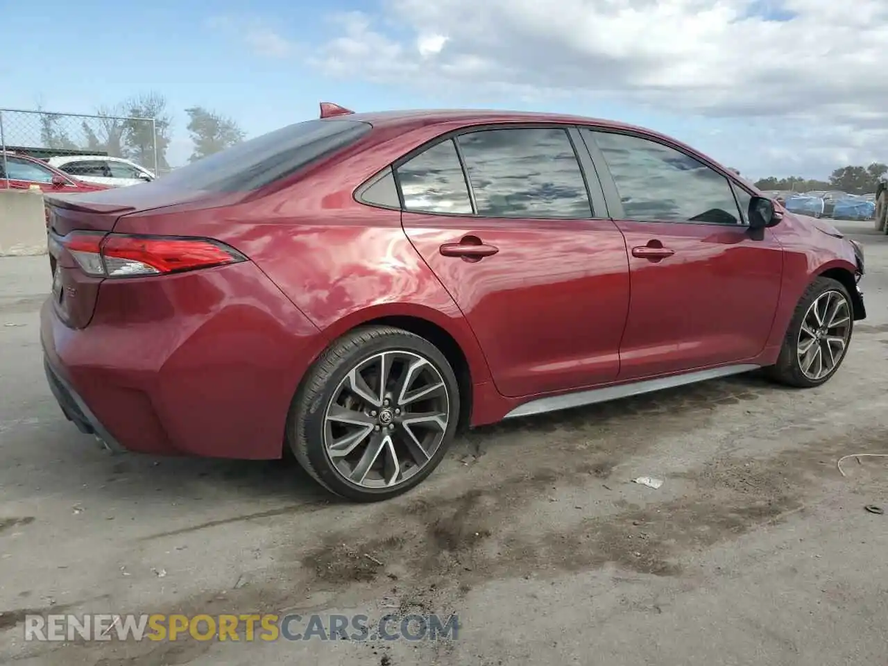 3 Photograph of a damaged car 5YFS4MCE4NP133997 TOYOTA COROLLA 2022