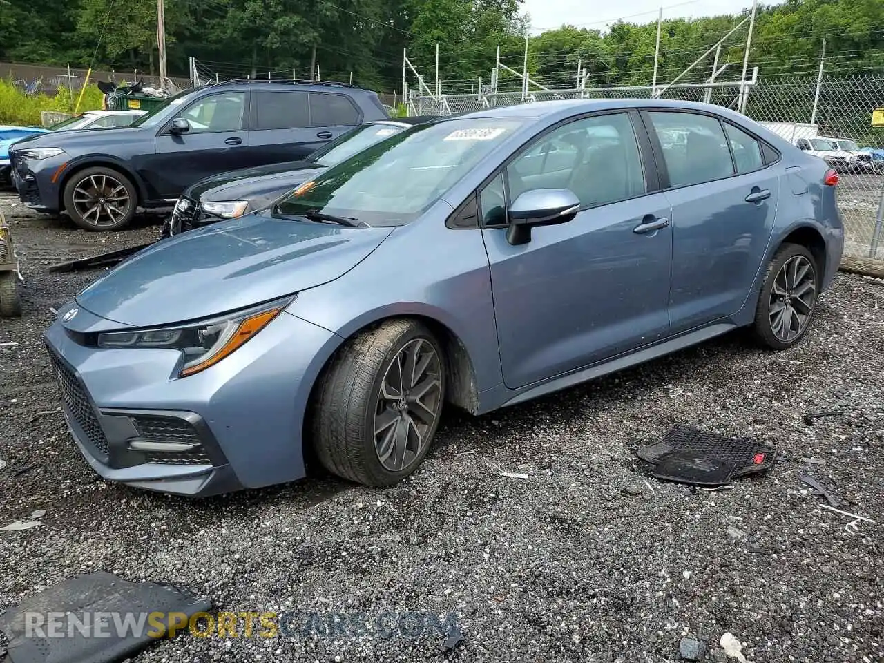 1 Photograph of a damaged car 5YFS4MCE5NP105304 TOYOTA COROLLA 2022