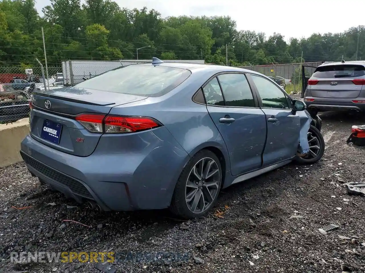 3 Photograph of a damaged car 5YFS4MCE5NP105304 TOYOTA COROLLA 2022