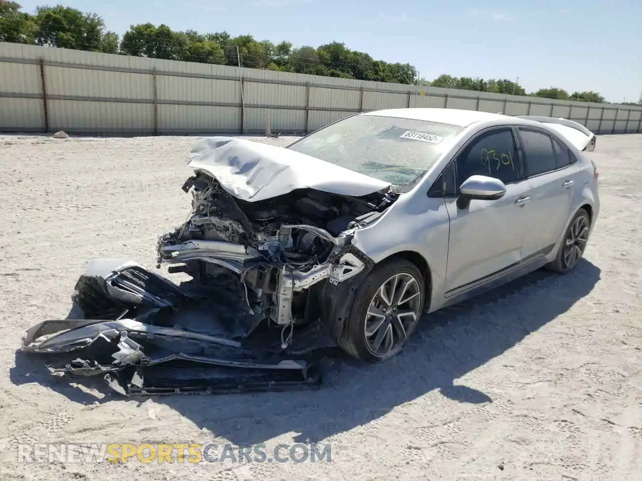 2 Photograph of a damaged car 5YFS4MCE5NP109949 TOYOTA COROLLA 2022