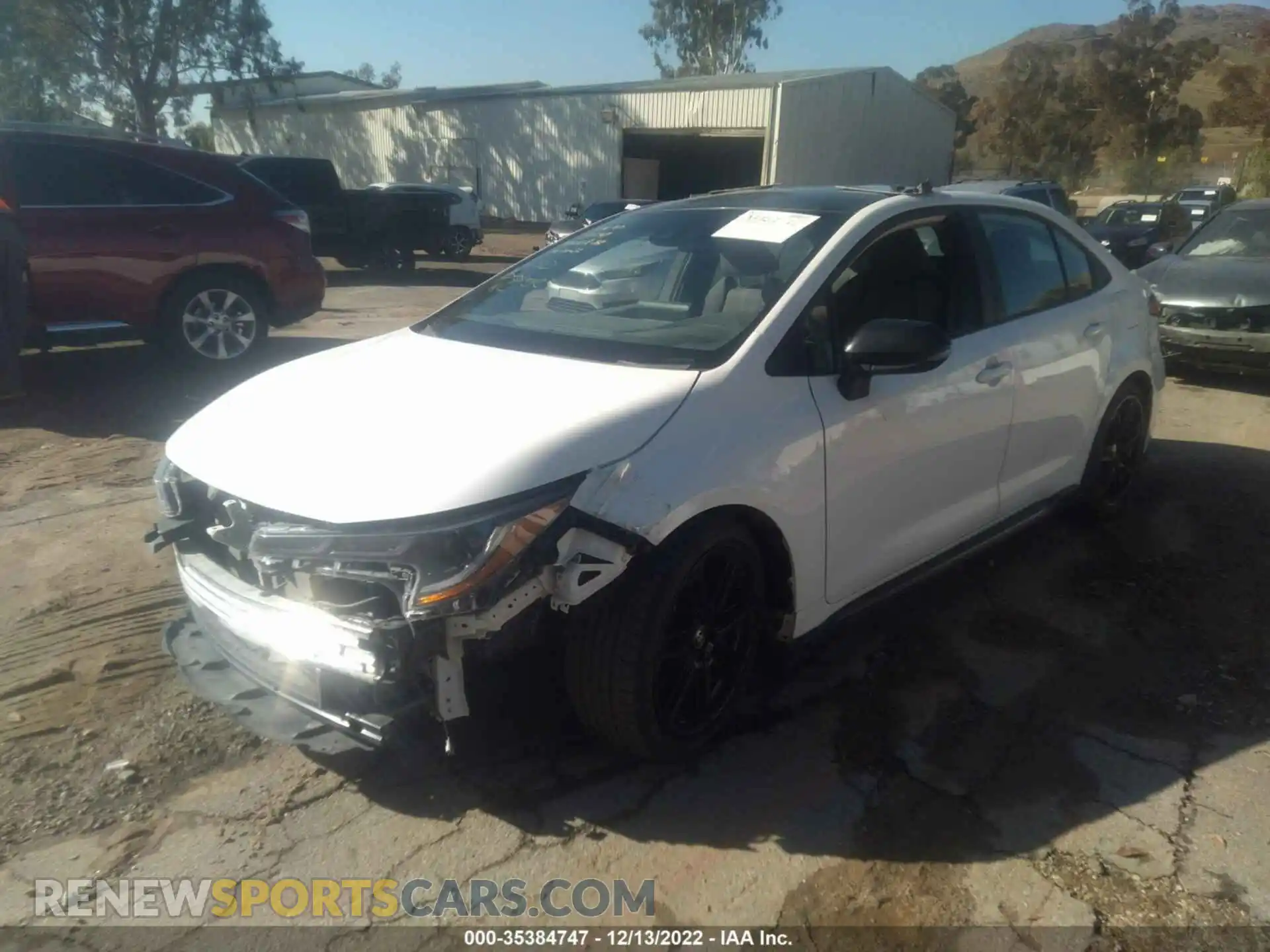 2 Photograph of a damaged car 5YFS4MCE5NP114763 TOYOTA COROLLA 2022