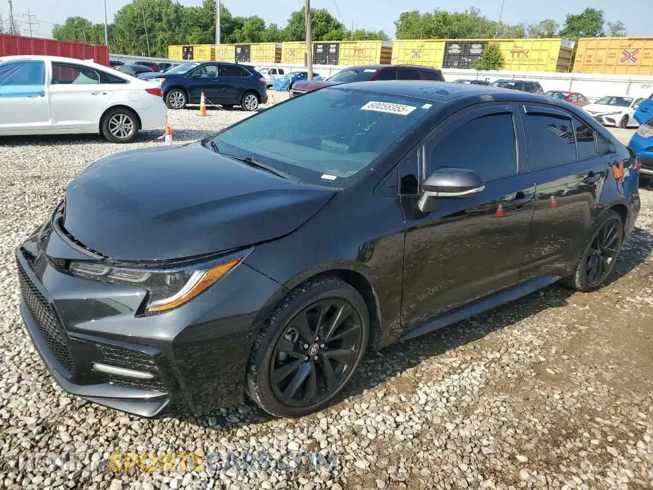 1 Photograph of a damaged car 5YFS4MCE5NP114827 TOYOTA COROLLA 2022
