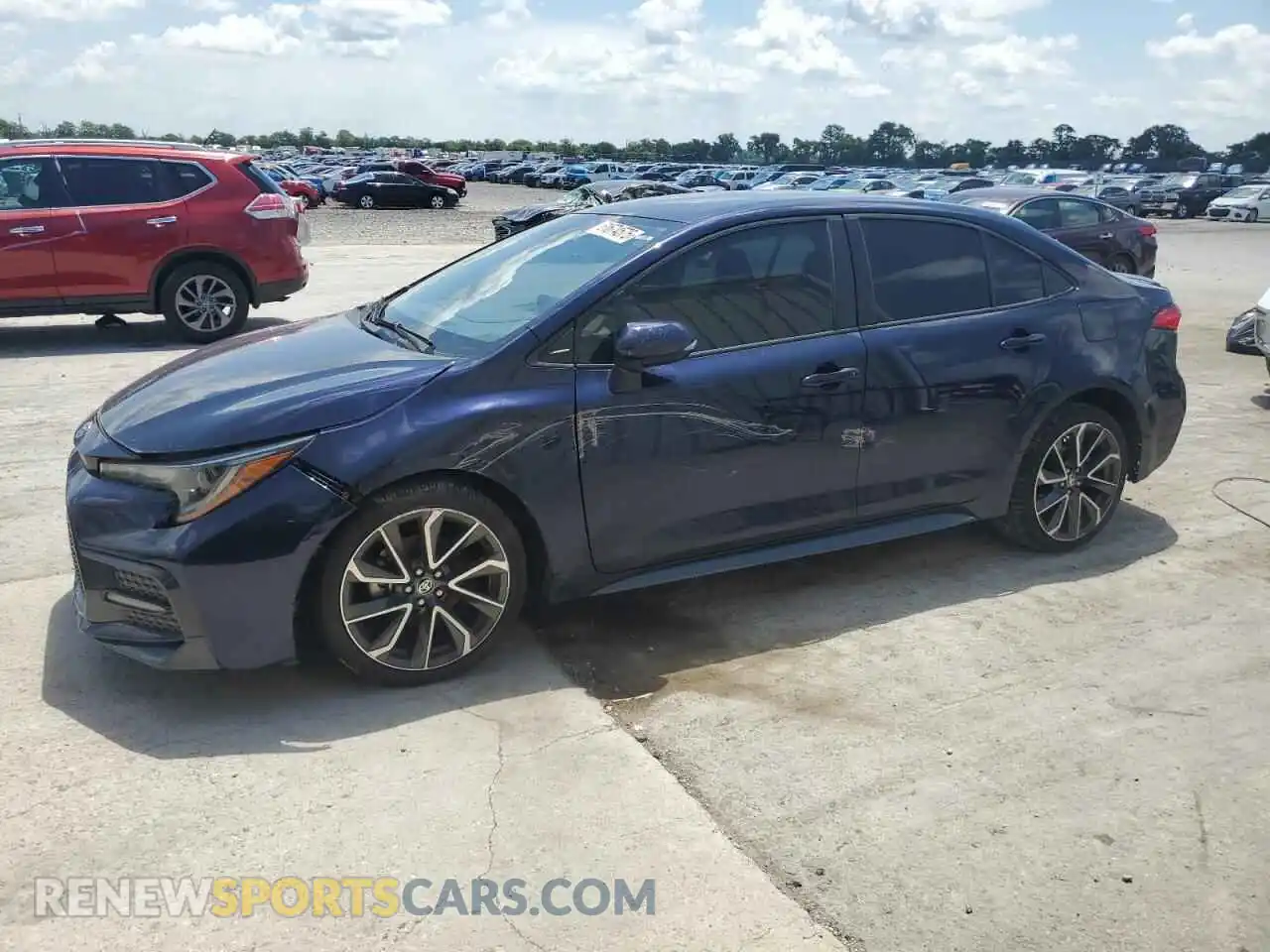 1 Photograph of a damaged car 5YFS4MCE5NP119137 TOYOTA COROLLA 2022