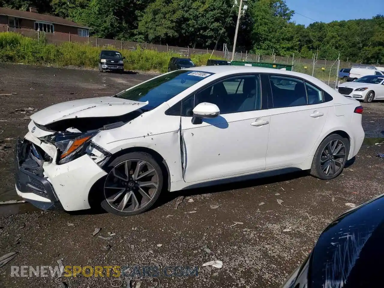 1 Photograph of a damaged car 5YFS4MCE5NP120739 TOYOTA COROLLA 2022