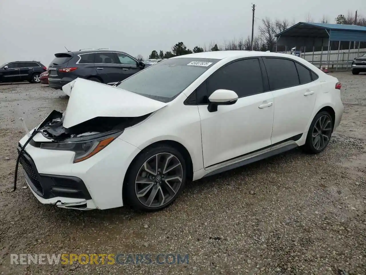 1 Photograph of a damaged car 5YFS4MCE5NP137864 TOYOTA COROLLA 2022