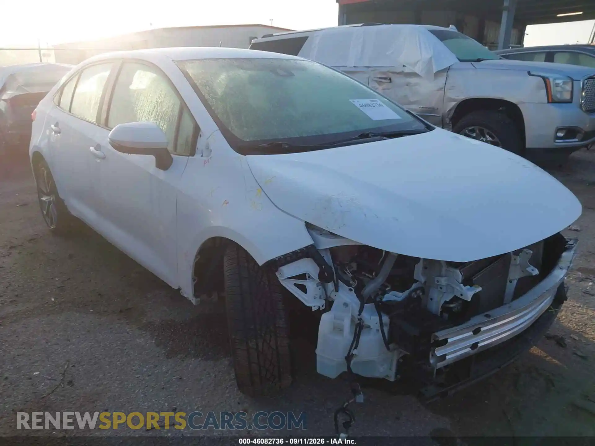 1 fotografías del automóvil dañado 5YFS4MCE6NP102640 TOYOTA COROLLA 2022